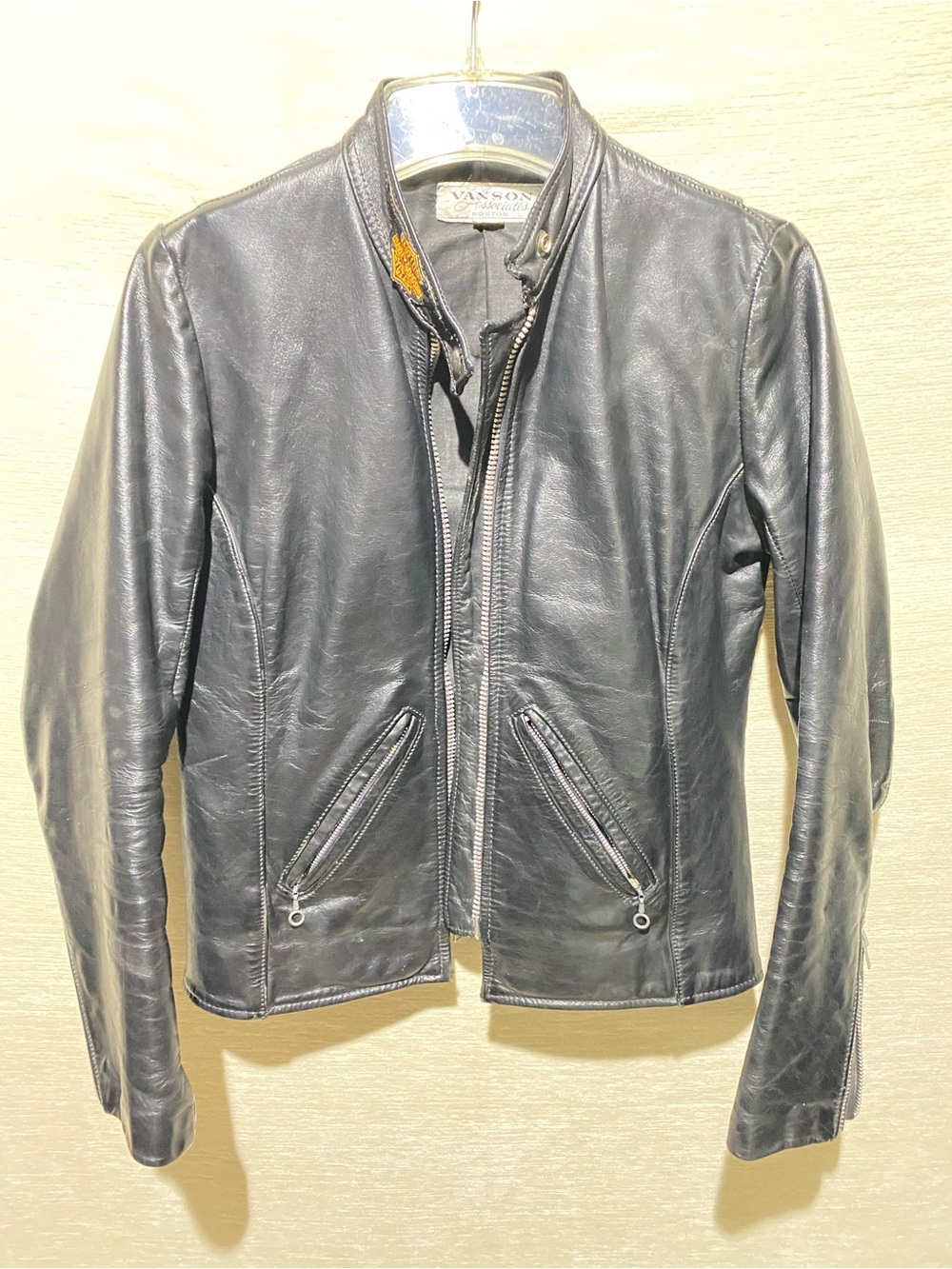 Vanson Classic Black Leather Jacket - Women's